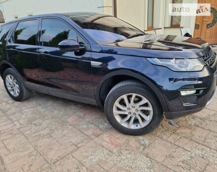 Синий Ленд Ровер Discovery Sport, объемом двигателя 2 л и пробегом 227 тыс. км за 19500 $, фото 10 на Automoto.ua