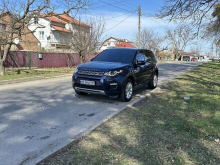 Синий Ленд Ровер Discovery Sport, объемом двигателя 2 л и пробегом 99 тыс. км за 21600 $, фото 1 на Automoto.ua