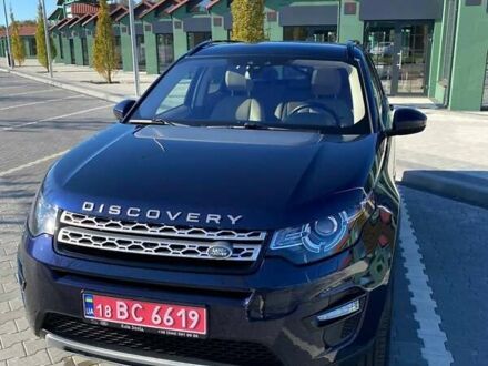 Синий Ленд Ровер Discovery Sport, объемом двигателя 2 л и пробегом 131 тыс. км за 18400 $, фото 1 на Automoto.ua