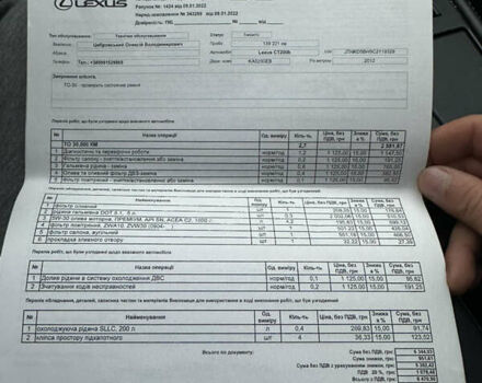 Белый Лексус СТ, объемом двигателя 1.8 л и пробегом 220 тыс. км за 11000 $, фото 13 на Automoto.ua