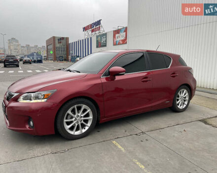 Красный Лексус СТ, объемом двигателя 1.8 л и пробегом 93 тыс. км за 14100 $, фото 4 на Automoto.ua