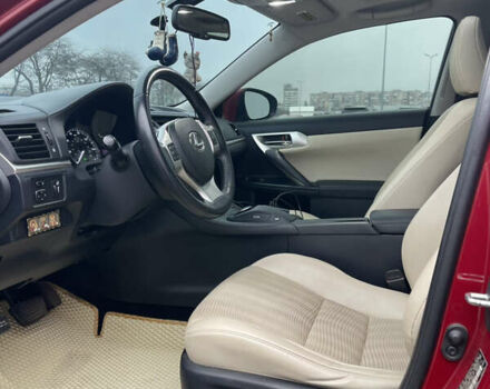 Красный Лексус СТ, объемом двигателя 1.8 л и пробегом 93 тыс. км за 14100 $, фото 17 на Automoto.ua