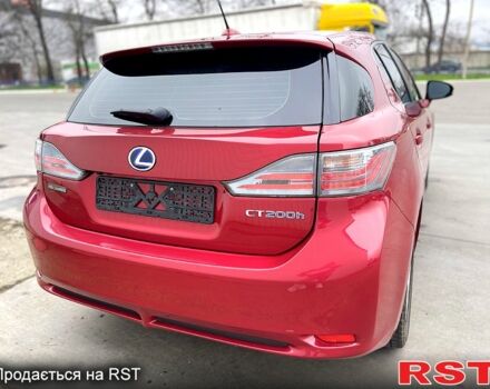Красный Лексус СТ, объемом двигателя 1.8 л и пробегом 93 тыс. км за 13900 $, фото 7 на Automoto.ua