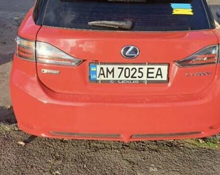 Червоний Лексус СТ, об'ємом двигуна 1.8 л та пробігом 95 тис. км за 15999 $, фото 3 на Automoto.ua