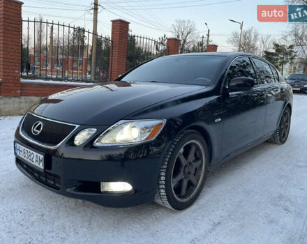Черный Лексус ГС, объемом двигателя 3 л и пробегом 300 тыс. км за 9300 $, фото 1 на Automoto.ua