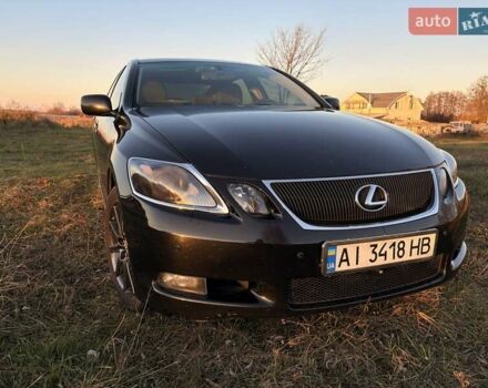 Черный Лексус ГС, объемом двигателя 3 л и пробегом 200 тыс. км за 7500 $, фото 1 на Automoto.ua