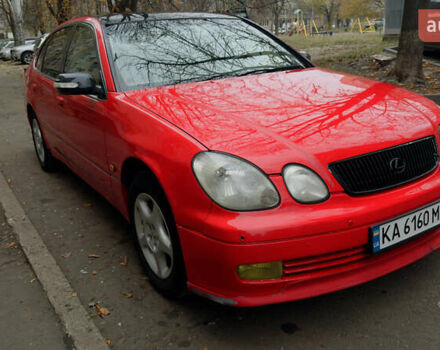 Красный Лексус ГС, объемом двигателя 3 л и пробегом 316 тыс. км за 5900 $, фото 1 на Automoto.ua