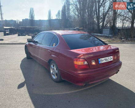 Лексус ГС 1998 у Одесі на Automoto.ua Червоний Лексус ГС, об'ємом двигуна 3 л та пробігом 280 тис. км за 4500 $, фото 2 на Automoto.ua