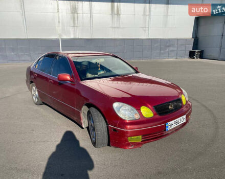 Лексус ГС 1998 у Одесі на Automoto.ua Червоний Лексус ГС, об'ємом двигуна 3 л та пробігом 280 тис. км за 4500 $, фото 5 на Automoto.ua