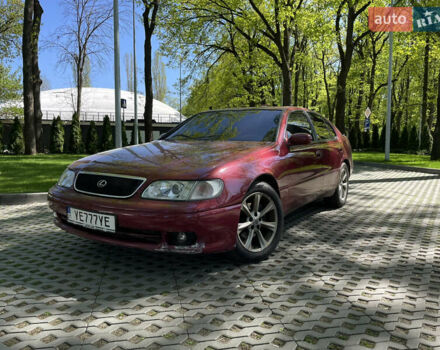 Красный Лексус ГС, объемом двигателя 3 л и пробегом 295 тыс. км за 5000 $, фото 1 на Automoto.ua