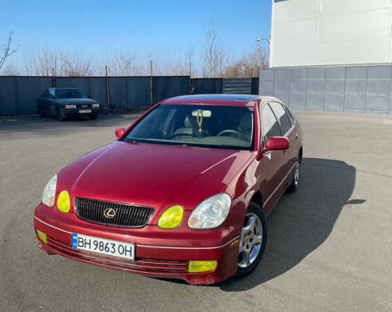 Красный Лексус ГС, объемом двигателя 3 л и пробегом 280 тыс. км за 4500 $, фото 1 на Automoto.ua