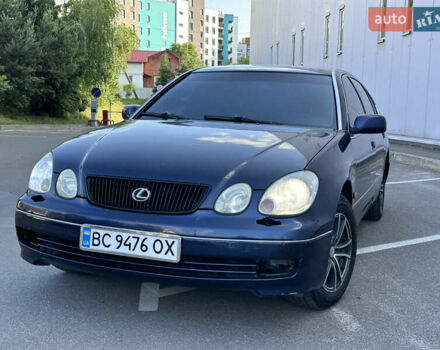 Синий Лексус ГС, объемом двигателя 3 л и пробегом 230 тыс. км за 4300 $, фото 1 на Automoto.ua