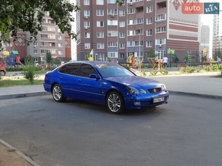 Синий Лексус ГС, объемом двигателя 3 л и пробегом 231 тыс. км за 7850 $, фото 1 на Automoto.ua