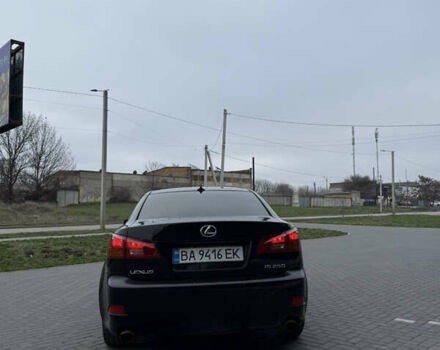 Черный Лексус ИС, объемом двигателя 2.5 л и пробегом 245 тыс. км за 9400 $, фото 4 на Automoto.ua