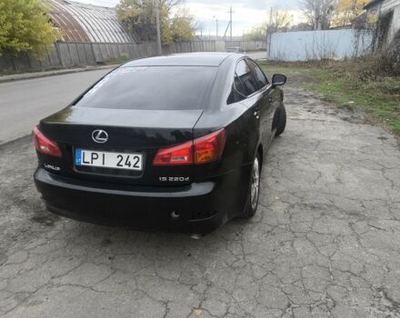 Черный Лексус ИС, объемом двигателя 2.2 л и пробегом 376 тыс. км за 4950 $, фото 2 на Automoto.ua