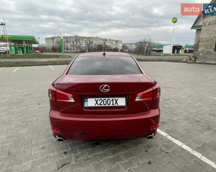 Красный Лексус ИС, объемом двигателя 2.5 л и пробегом 220 тыс. км за 11000 $, фото 4 на Automoto.ua