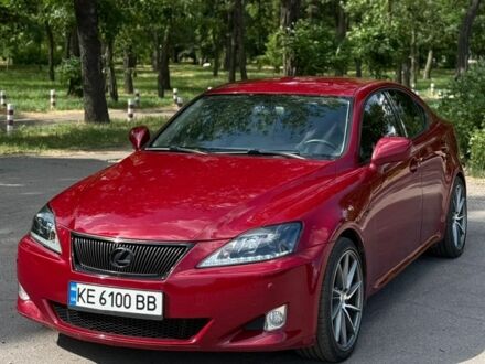Красный Лексус ИС, объемом двигателя 3 л и пробегом 191 тыс. км за 9500 $, фото 1 на Automoto.ua