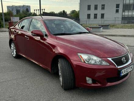 Красный Лексус ИС, объемом двигателя 2.5 л и пробегом 95 тыс. км за 13999 $, фото 1 на Automoto.ua
