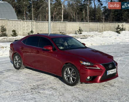 Красный Лексус ИС, объемом двигателя 2.5 л и пробегом 194 тыс. км за 16500 $, фото 1 на Automoto.ua