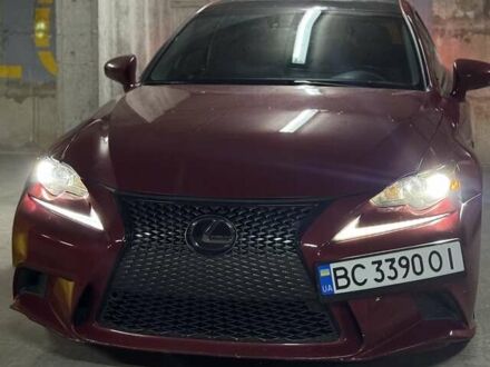 Красный Лексус ИС, объемом двигателя 2.5 л и пробегом 98 тыс. км за 17100 $, фото 1 на Automoto.ua