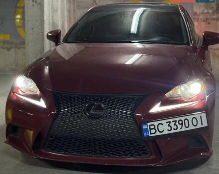 Красный Лексус ИС, объемом двигателя 2.5 л и пробегом 98 тыс. км за 17100 $, фото 1 на Automoto.ua