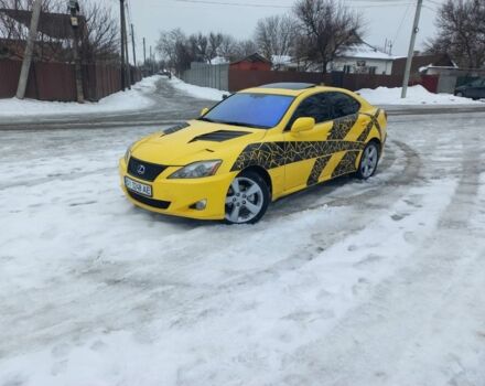 Желтый Лексус ИС, объемом двигателя 2.5 л и пробегом 174 тыс. км за 6500 $, фото 1 на Automoto.ua