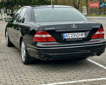 Черный Лексус ЛС, объемом двигателя 4.29 л и пробегом 307 тыс. км за 10000 $, фото 7 на Automoto.ua