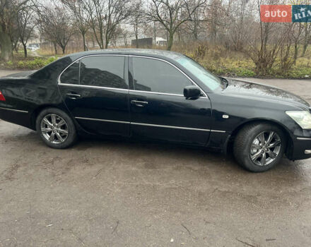 Черный Лексус ЛС, объемом двигателя 4.29 л и пробегом 384 тыс. км за 8600 $, фото 1 на Automoto.ua