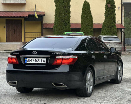 Черный Лексус ЛС, объемом двигателя 4.6 л и пробегом 200 тыс. км за 12000 $, фото 2 на Automoto.ua