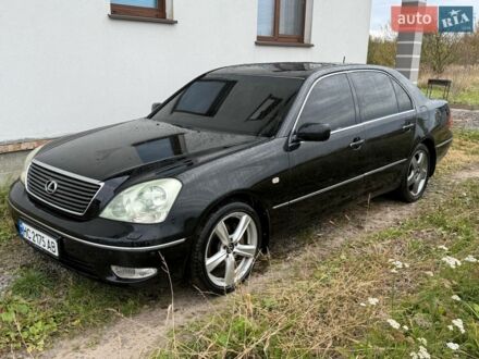 Черный Лексус ЛС, объемом двигателя 4.3 л и пробегом 288 тыс. км за 4200 $, фото 1 на Automoto.ua
