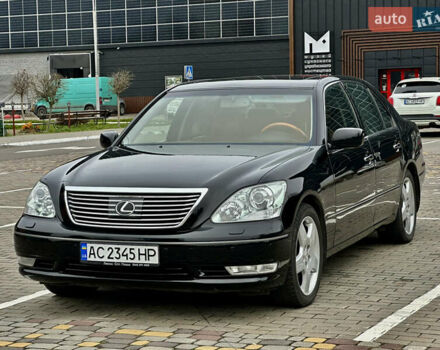 Черный Лексус ЛС, объемом двигателя 4.29 л и пробегом 307 тыс. км за 10000 $, фото 1 на Automoto.ua