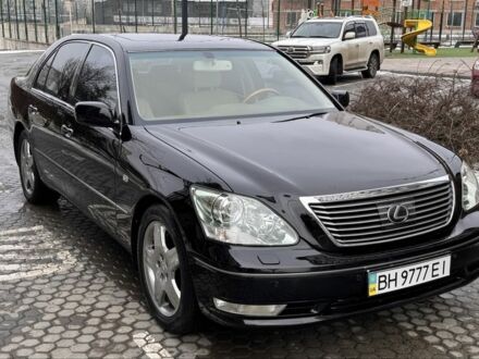 Черный Лексус ЛС, объемом двигателя 4.3 л и пробегом 159 тыс. км за 9000 $, фото 1 на Automoto.ua