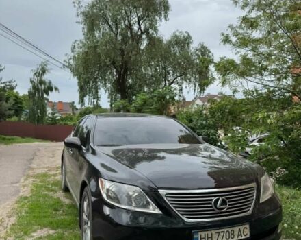 Черный Лексус ЛС, объемом двигателя 4.6 л и пробегом 375 тыс. км за 9800 $, фото 1 на Automoto.ua