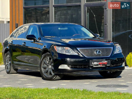 Черный Лексус ЛС, объемом двигателя 4.6 л и пробегом 245 тыс. км за 12700 $, фото 1 на Automoto.ua