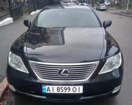 Черный Лексус ЛС, объемом двигателя 4.6 л и пробегом 142 тыс. км за 16000 $, фото 1 на Automoto.ua