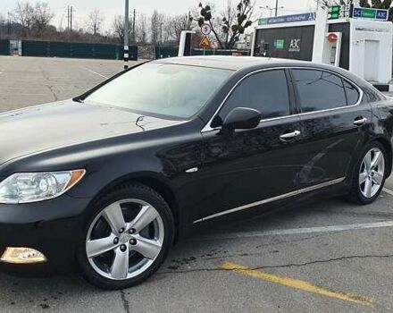 Черный Лексус ЛС, объемом двигателя 4.6 л и пробегом 91 тыс. км за 21000 $, фото 1 на Automoto.ua