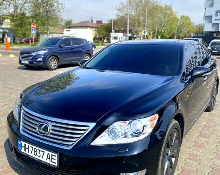 Черный Лексус ЛС, объемом двигателя 4.6 л и пробегом 124 тыс. км за 14800 $, фото 1 на Automoto.ua
