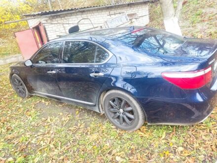 Синий Лексус ЛС, объемом двигателя 4 л и пробегом 220 тыс. км за 10717 $, фото 1 на Automoto.ua