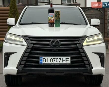 Білий Лексус ЛХ, об'ємом двигуна 4.46 л та пробігом 216 тис. км за 49999 $, фото 1 на Automoto.ua