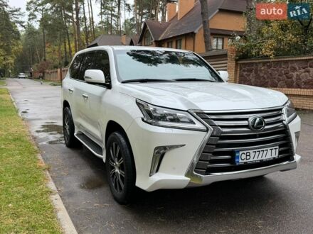 Білий Лексус ЛХ, об'ємом двигуна 4.46 л та пробігом 90 тис. км за 68000 $, фото 1 на Automoto.ua