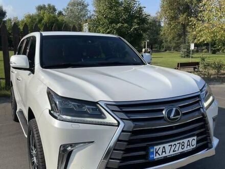 Білий Лексус ЛХ, об'ємом двигуна 4.46 л та пробігом 58 тис. км за 75000 $, фото 1 на Automoto.ua