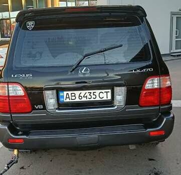 Черный Лексус ЛХ, объемом двигателя 4.7 л и пробегом 440 тыс. км за 10500 $, фото 1 на Automoto.ua