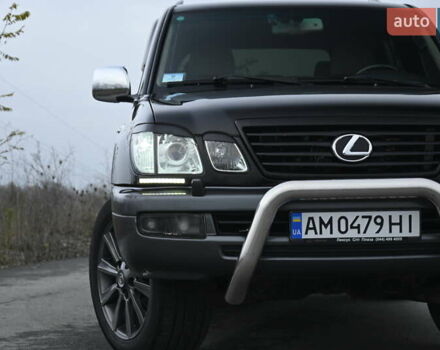 Черный Лексус ЛХ, объемом двигателя 4.66 л и пробегом 258 тыс. км за 16500 $, фото 3 на Automoto.ua