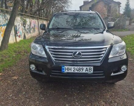 Черный Лексус ЛХ, объемом двигателя 5.66 л и пробегом 220 тыс. км за 29500 $, фото 1 на Automoto.ua