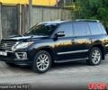 Черный Лексус ЛХ, объемом двигателя 5.7 л и пробегом 218 тыс. км за 34500 $, фото 1 на Automoto.ua