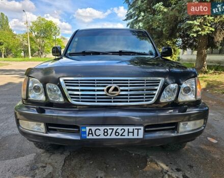 Черный Лексус ЛХ, объемом двигателя 4.7 л и пробегом 290 тыс. км за 11615 $, фото 1 на Automoto.ua