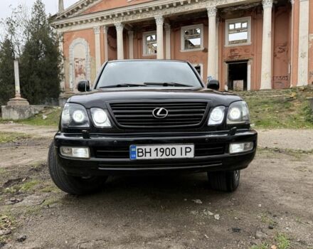 Черный Лексус ЛХ, объемом двигателя 4.7 л и пробегом 365 тыс. км за 13500 $, фото 1 на Automoto.ua