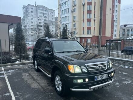 Черный Лексус ЛХ, объемом двигателя 4.7 л и пробегом 230 тыс. км за 14500 $, фото 1 на Automoto.ua