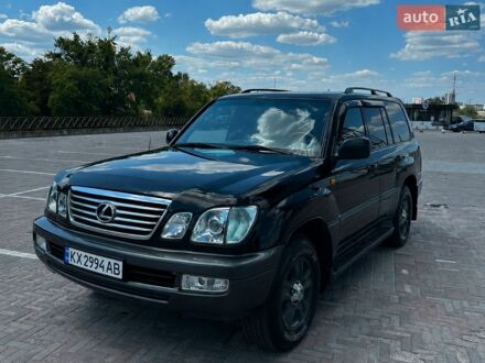 Черный Лексус ЛХ, объемом двигателя 4.66 л и пробегом 428 тыс. км за 13200 $, фото 1 на Automoto.ua