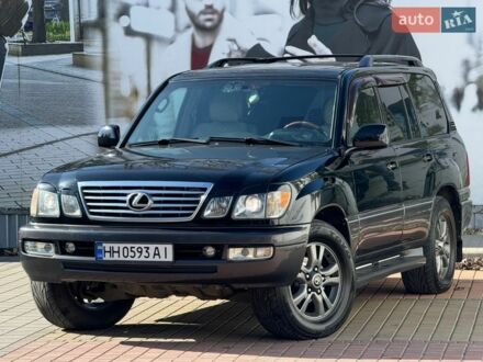 Черный Лексус ЛХ, объемом двигателя 4.7 л и пробегом 295 тыс. км за 11700 $, фото 1 на Automoto.ua